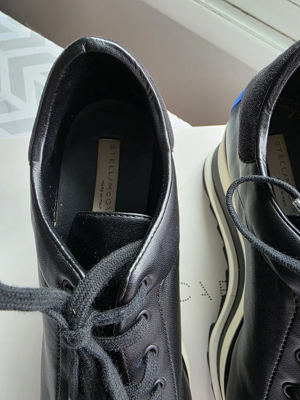 Stella McCartney Sneak-Elyse Platform Sneakers size 8